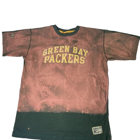 Green Bay Packers T Shirt Womens Mens Medium Tie Dye NFL Sports Cover