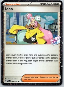 Iono 185/193 Cosmos Holo Stamped Promo - Iono Premium Tournament Collection - NM - Bild 1 von 2