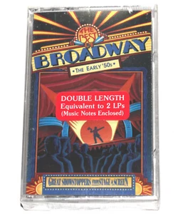 Best of Broadway Showstoppers Stage Screen The Early 50s Cassette Tape SEALED - Picture 1 of 4