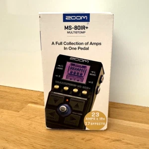 Zoom MS-80IR+ MultiStomp Multi-effects Pedal Japan New - Picture 1 of 7