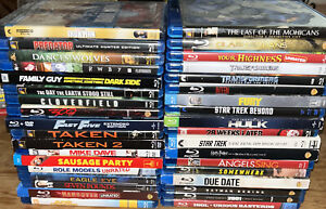 Action Blu-ray lot of 36 comedy 3 New Iron Man Dances with Wolves Predator