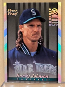 1997 Donruss Studio SILVER PRESS PROOF #113 Randy Johnson HOF RARE PARALLEL - Picture 1 of 2