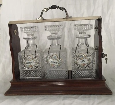 Set bottiglie per liquori in cristallo vintage - Immagine 1 di 4