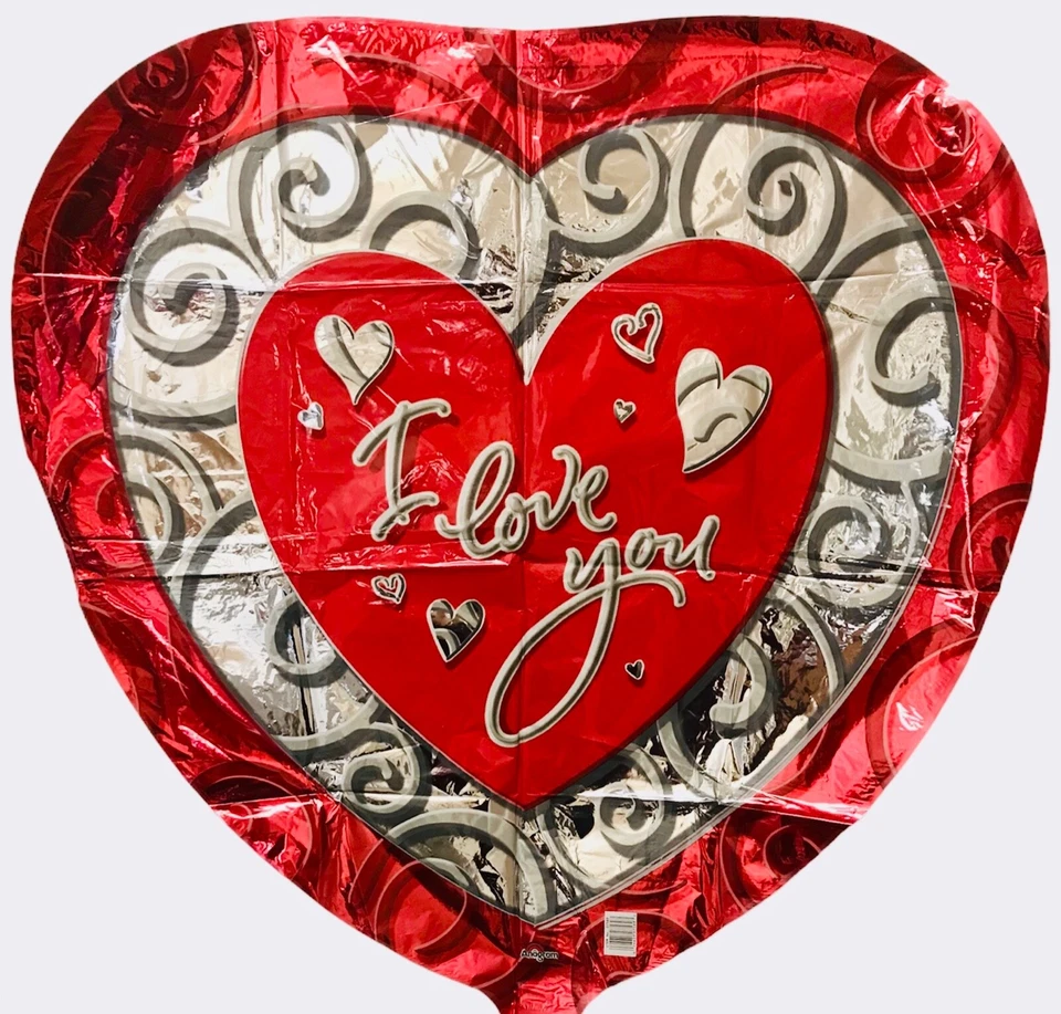 Balões de festa Happy Valentine's Day Jumbo I Love You Hearts foil Mylar C - Imagem 1 de 1