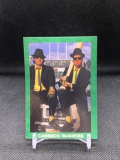 1990 Broder Green Border #NNO Jose Canseco Mark McGwire Bash Blues Bros CW566