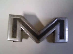 69 70 71 72 GMC truck, hood emblem. the letter M emblem. - Picture 1 of 4