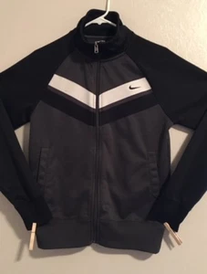 Youth Nike Athletic Zipper Front Jacket Size XS Long Sleeve Polyester - Picture 1 of 7