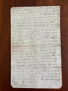 FIRMATO 1797 Liberty County Georgetown Dst CAROLINA DEL SUD Land Deed LUCAS Fordham - Foto 1 di 2