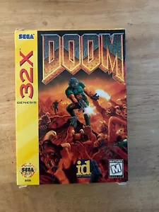 Doom Sega Genesis32X- Good Condition- No Manual- Tested- Quick Shipping - Picture 1 of 9