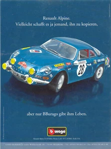 Bburago Lato Pubblicitario, Renault Alpine A 110 Rally di Montecarlo in 1-16...#9805m - Foto 1 di 1