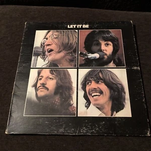 BEATLES LET IT BE LP Vinyl Apple Record Vintage Music Album - Picture 1 of 5