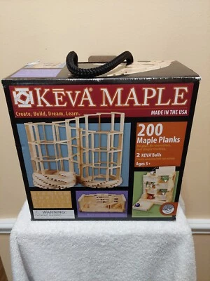 Keva Plank -Maple - Learning Stacking Building Brain Toy 2013 Mindware - Image 1 of 4