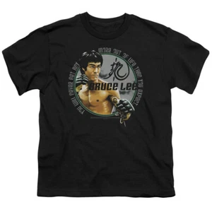 Bruce Lee Kids T-Shirt Never Get More Out Of Life Black Tee - Picture 1 of 1