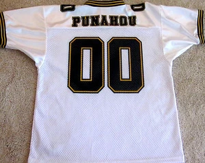 Camiseta de fútbol juvenil Punahou High School ¡NUEVA! #00 HAWAII YOUTH PEQUEÑO, LG o XL - Imagen 1 de 3