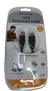 Belkin F3U134v06 USB Extension Cable 6ft - Picture 1 of 5
