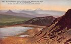 Mt Washington Three Finger Jack Jefferson Hood Crater Oregon 1910s Postcard K11