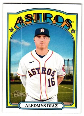 2021 Topps Heritage #553 Aledmys Diaz - Image 1 of 2