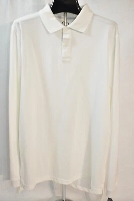 Izod 男童长袖白色 Polo 尺码 XL 18/20 衬衫 — 第 1/4 张图片