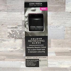 John Frieda Color Refrescante Brillo Todo Negro Tonos en Tratamiento de Ducha 6 OZ - Imagen 1 de 8