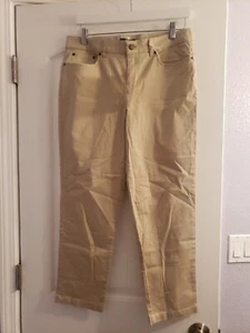 Jones New York 6 Damenhose sportbraun Karrierehose Hosen Stretch neu mit Etikett - Bild 1 von 2