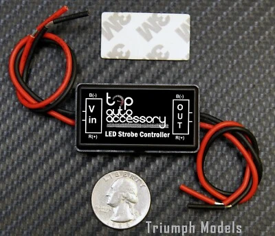 LED Brake Stop 12V Light Strobe Flash Safety Module Controller for Triumph Moto - Image 1 of 2