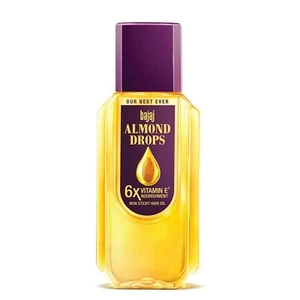 Bajaj Almond Drops Hair Oil, enriched with 6X Vitamin E, 300 ml - Picture 1 of 4