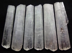 EXCELENTE GRUPO DE PALOS DE NATROLITA 6 MINERALES NOBS ESPÉCIMEN-16,7 - Imagen 1 de 3