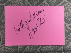 MEXICAN CINEMA - Unknown Signed Autographed 1977 - Picture 1 of 2