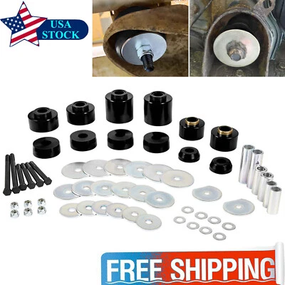4.4123R Body Cab Mount Bushing Set For Ford F-150/F250/F350 1980-1998 2WD 4WD - Image 1 of 4