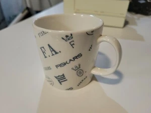 2009 "FISKARS" ARABIA FINLAND Coffee Cup, Mug Rare EUC 360 Year anniversary  - Picture 1 of 5