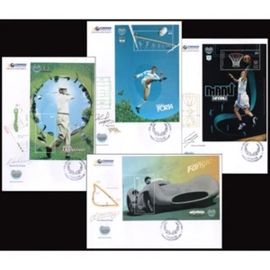 ARGENTINA/COVERS, 2008 - ARGENTINE SPORT IDOLS ,MANU GINOBILI..FDC - Picture 1 of 1