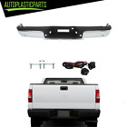 For 2006-2008 Ford F-150 Rear Step Bumper Assembly w/Object Sensor Holes Chrome