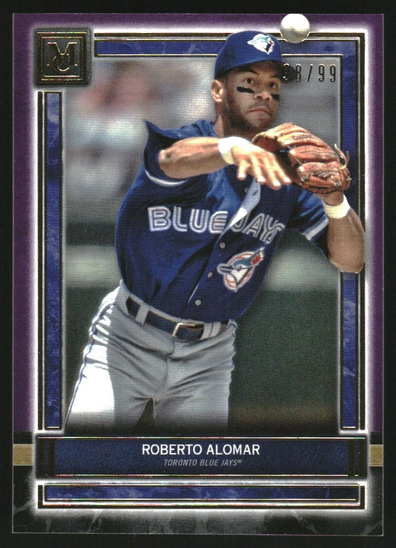 2020 Topps Museum Collection Amethyst #65 Roberto Alomar /99