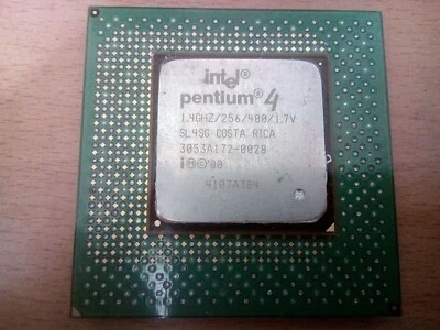 Procesador Intel Pentium 4 1.4GHZ/256/400/1.7V SL4SG MALAY L112A730-0057 - Imagen 1 de 2