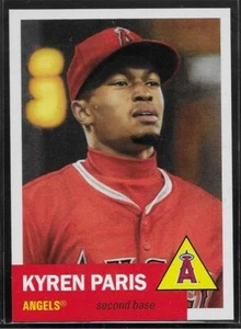 2025 Topps Living Set # 831 KYREN PARIS BLACK BIO TEXT Short Print LE /10 - Bild 1 von 2