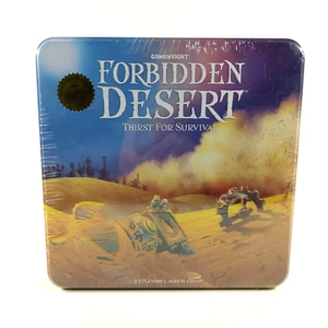 Forbidden Desert Board Thirst For Survival Game - In Tin Box -Gamewright - Picture 1 of 4