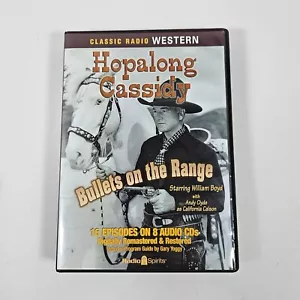 Hopalong Cassidy Bullets On The Range 8 CDs Radio Digitally Remastered Western - Picture 1 of 7