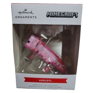 Adorno de árbol de Navidad Hallmark Minecraft axolote nuevo - Imagen 1 de 4