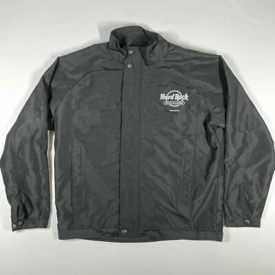 Hard Rock Hotel & Casino Biloxi Jacket Black Full Zip Men's Large - Image 1 of 4