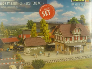 Bahnhof Set Breitenbach - 75 Jahre Faller HO Bausatz 1:87 - 190080 #E - Picture 1 of 3