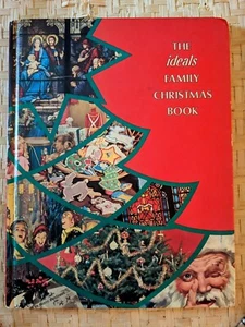 The Ideals Family Christmas Book Vintage Hardcover Tree Santa Carolers - GOOD - Picture 1 of 3