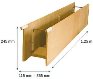 (35,00 €/m) 40m COBE-ZS-Ringanker Ringbalken U-Schale Ringanker - Bild 1 von 5