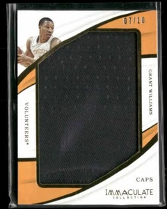 2019-20 Cappellini da giocatore rookie Immaculate Collection Collegiate Grant Williams #/10 - Foto 1 di 2