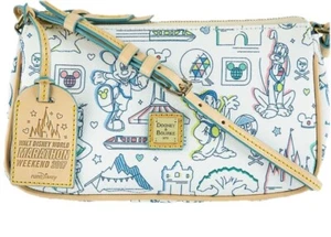 New Disney World Park WDW Dooney & Bourke 2017 Marathon LEXI Crossbody Purse Bag - Picture 1 of 18