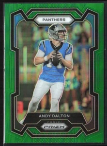 2023 Panini Prizm #38 Andy Dalton Green Prizm - Picture 1 of 2