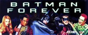 "Batman Forever Acclaim Arcade Marquee 27,15"" x 10,8" - Foto 1 di 1