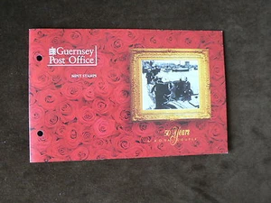 Paquete de presentación de Guernsey 1997, 50 años de pareja real, boda de oro, montado sin montar o nunca montado - Imagen 1 de 2