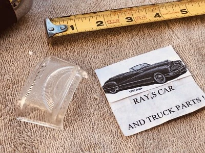 NEW REPLACEMENT 1947 53 CHEVROLET GMC TRUCK TAIL LIGHT LICENSE PLATE CLEAR LENS - Image 1 of 4