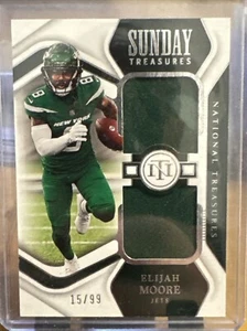 2022 Panini National Treasures Elijah Moore /99 - Picture 1 of 2