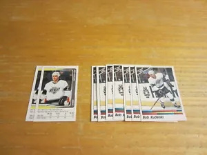 Bob Kudelski Lot of 9 Sticker Trading Cards NHL Hockey Los Angeles Kings - Picture 1 of 2